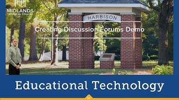 D2L Brightspace v10.7 Daylight Creating Discussion Forums Demo