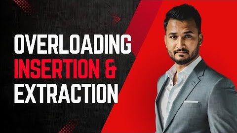 Lecture 13 | Stream Operator Overloading in C++ | cin and cout with Class Objects | Mujahid Husnain