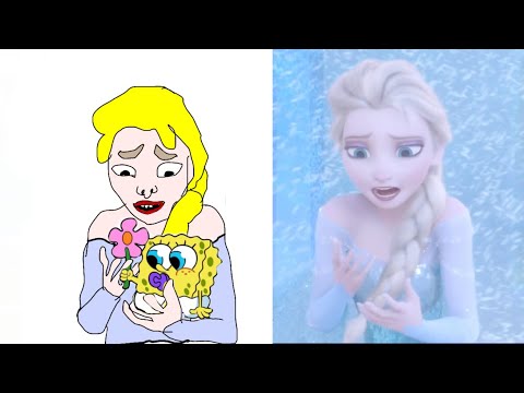 Frozen Elsa Funny Drawing Memes YouTube Hqdefault