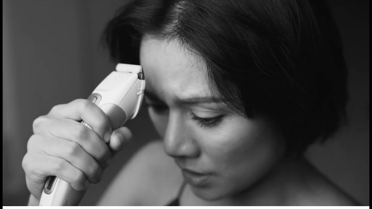 Beautiful Long Hair Girl Cut Her Hair and Shave It