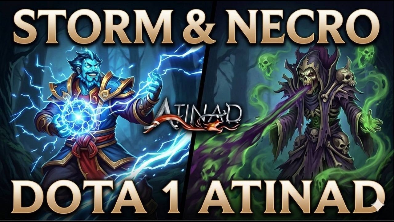 Dota 1 on Atinad: Stromspirit & Necrolyte still alive ? #dota1 #atinad #warcraft