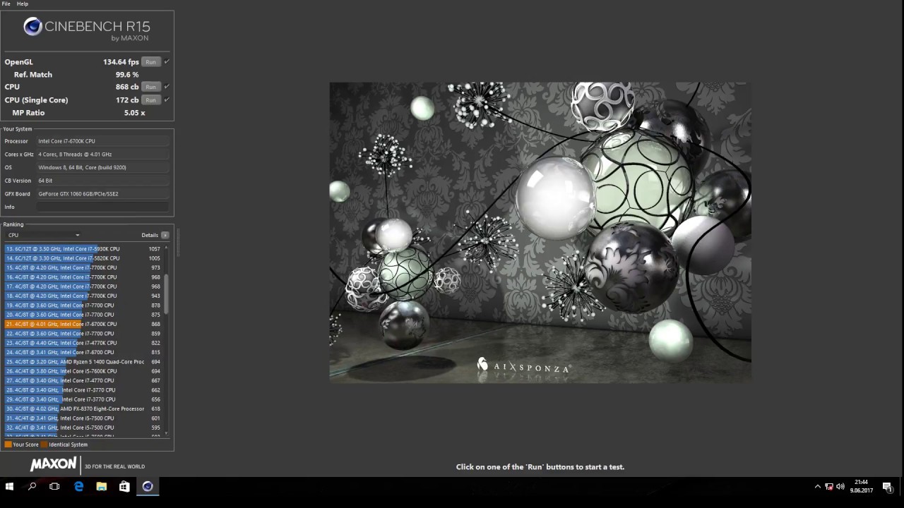 i7 6700k cinebench i7 6700k cinebench