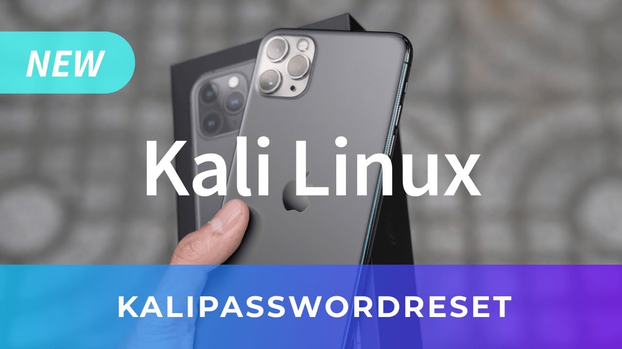 How To Reset Kali Linux Password YouTube