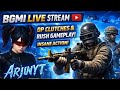 BGMI LIVE 🔥 OP CLUTCHES &amp; RUSH GAMEPLAY | ARJUNYT