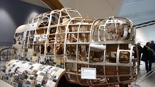 Superb Lancaster Bomber Exhibition by Artist Suhail Shaikh at The Atkinson, Southport UK.
