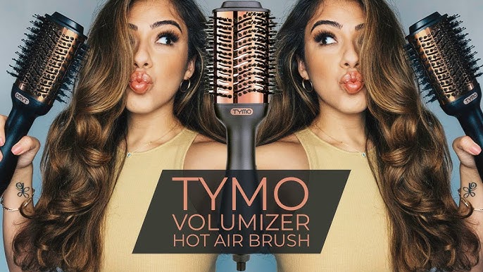 Tymo Hot Air Brush - Hair Dryer & Volumizer, Professional One-Step Hair Dryer Brush with Enhanced Titanium Barrel and Ionic Technology, Hair