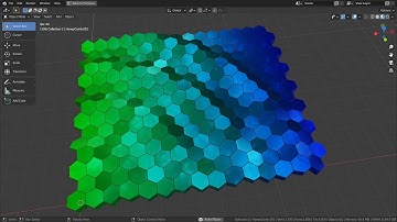 Blender Tutorial - Hexagon ripple effect