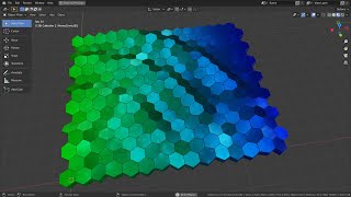 Blender Tutorial - Hexagon ripple effect