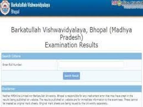 Bcom bA BSc 2nd year result  buBhopal #bubhopal #result #collegeresult #new #ba #bsc #bcom