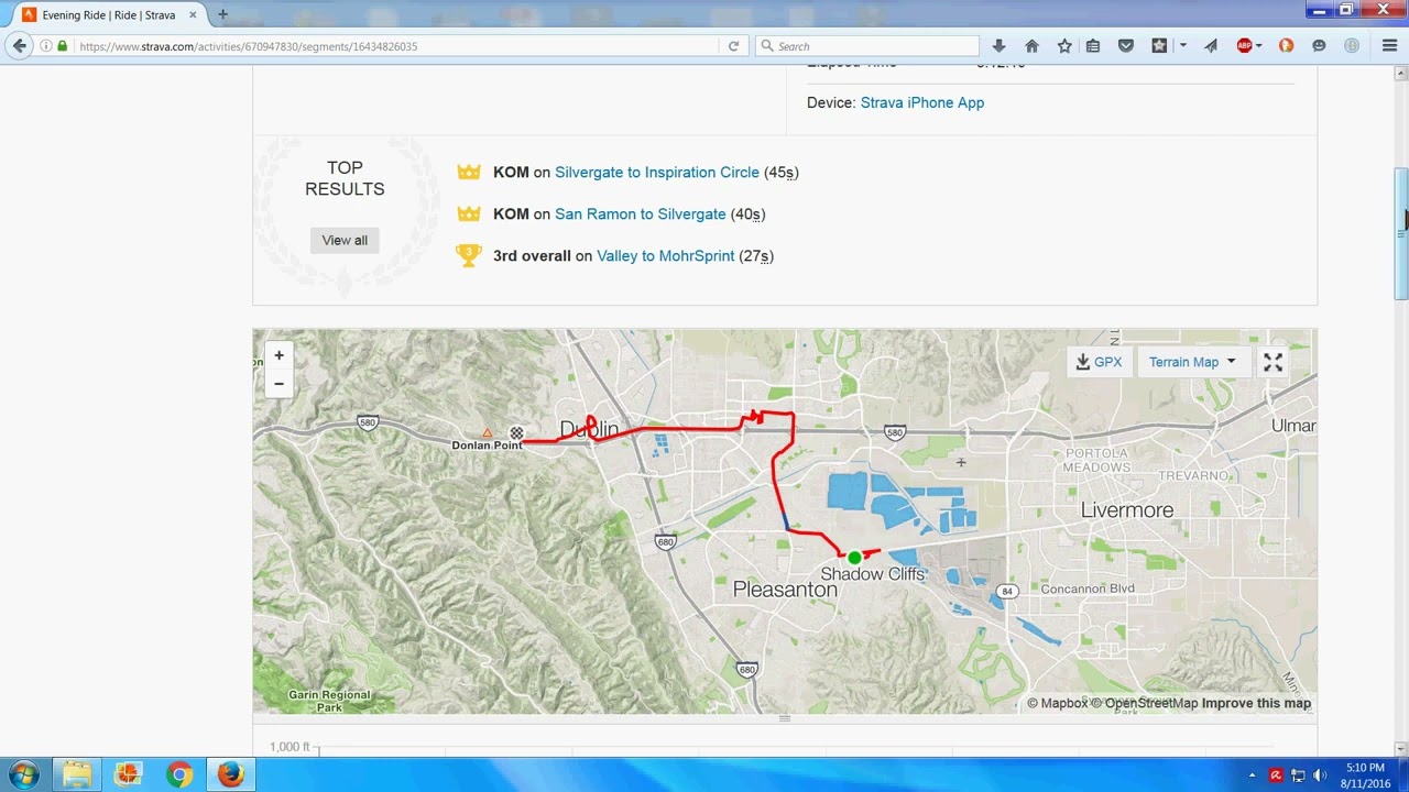 Flagging Rides Properly on Strava