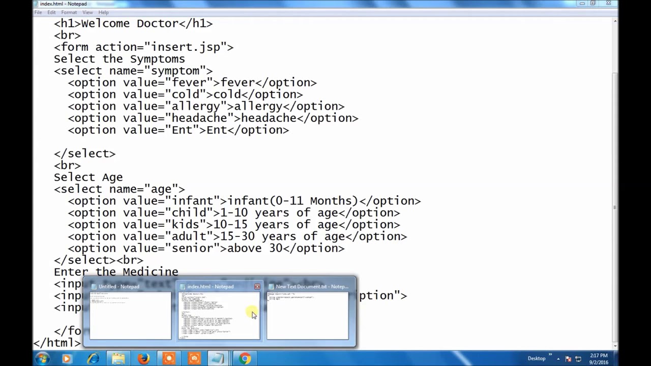 Inserting Data into Database Tables using Jsp - YouTube