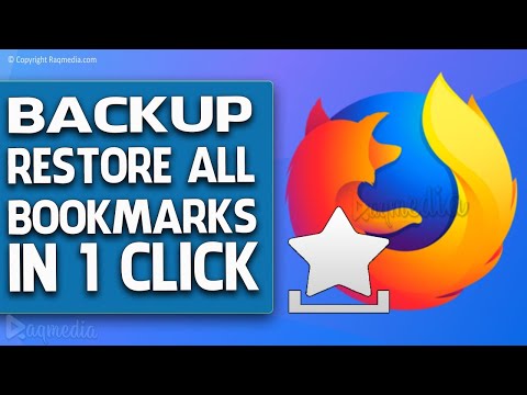 How to Backup & Restore Bookmarks in Firefox