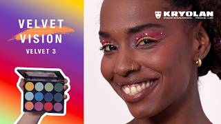 Festival Eye Make-up Tutorial | Colorful Eyeshadow With Velvet Vision 'Velvet 3'