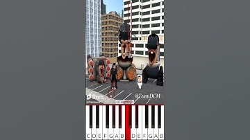 Skibidi Multivers 58 (@TeamDCM) Skibidi Toilet Animation - Octave Piano Tutorial