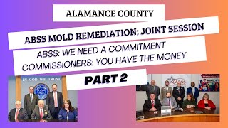 Commissioners or ABSS Board: Who has the most responsible mold remediation plan? You decide...