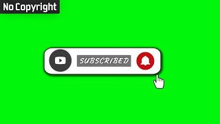 Subscribe green screen |Free Subscribe intro for YouTube | Subscribe and bell icon no copyright