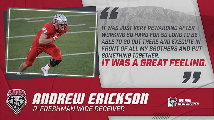 UNM at San Jos State Postgame - Andrew Erickson