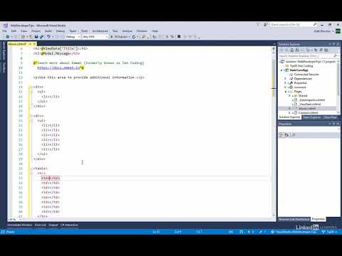 07 Use the Zen Coding expander to enter HTML