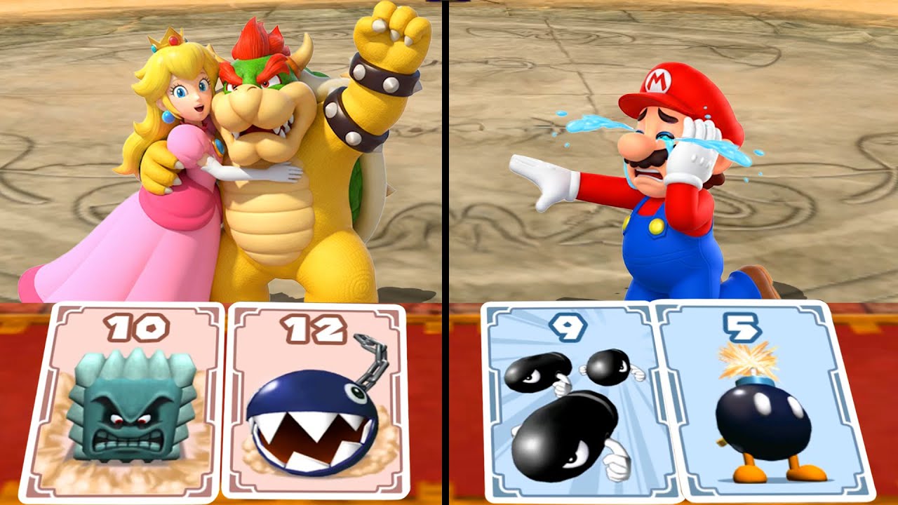 【マリオパーティ8】カーディエーターズ＆ザ・ラストミニゲーム ピーチ VS すべてのキャラクター | Mario Switch