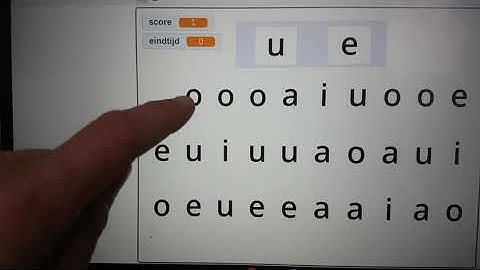 Rapid Automatized Naming (RAN) oefening