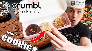 🍪 New MINI Crumbl Cookies Review! 🌟 | Milk Chocolate Chip, Galaxy Brownie, Caramel Praline Delights