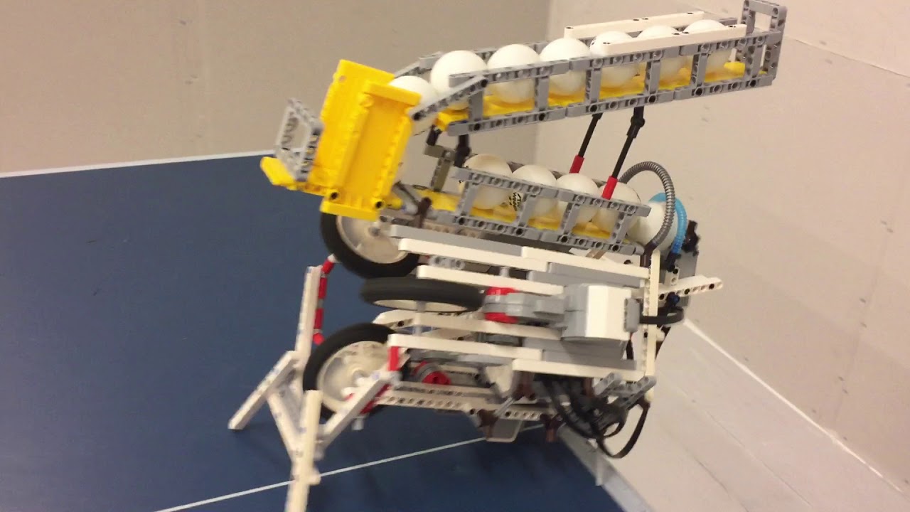 Lego Mindstorm Ev3 Ping Pong Ball Launcher Youtube