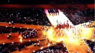 NBC London 2012 closing ceremony human cannon ball with "Al