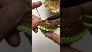 #shorts video Crochet Stitch Invisible Decrease for Basic Amigurumi