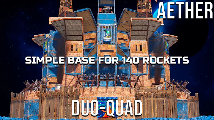AETHER - NEW META BASE for 140 ROCKETS with 7 BUNKERS , 5 WALLS & EASY TO BUILD [rust base design]