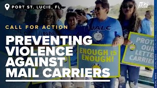 'Enough is Enough:' Mail carriers call for action to stop on the job attacks