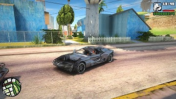 GTA SA Realistic Vehicle Deformation - Crash Test Compilation