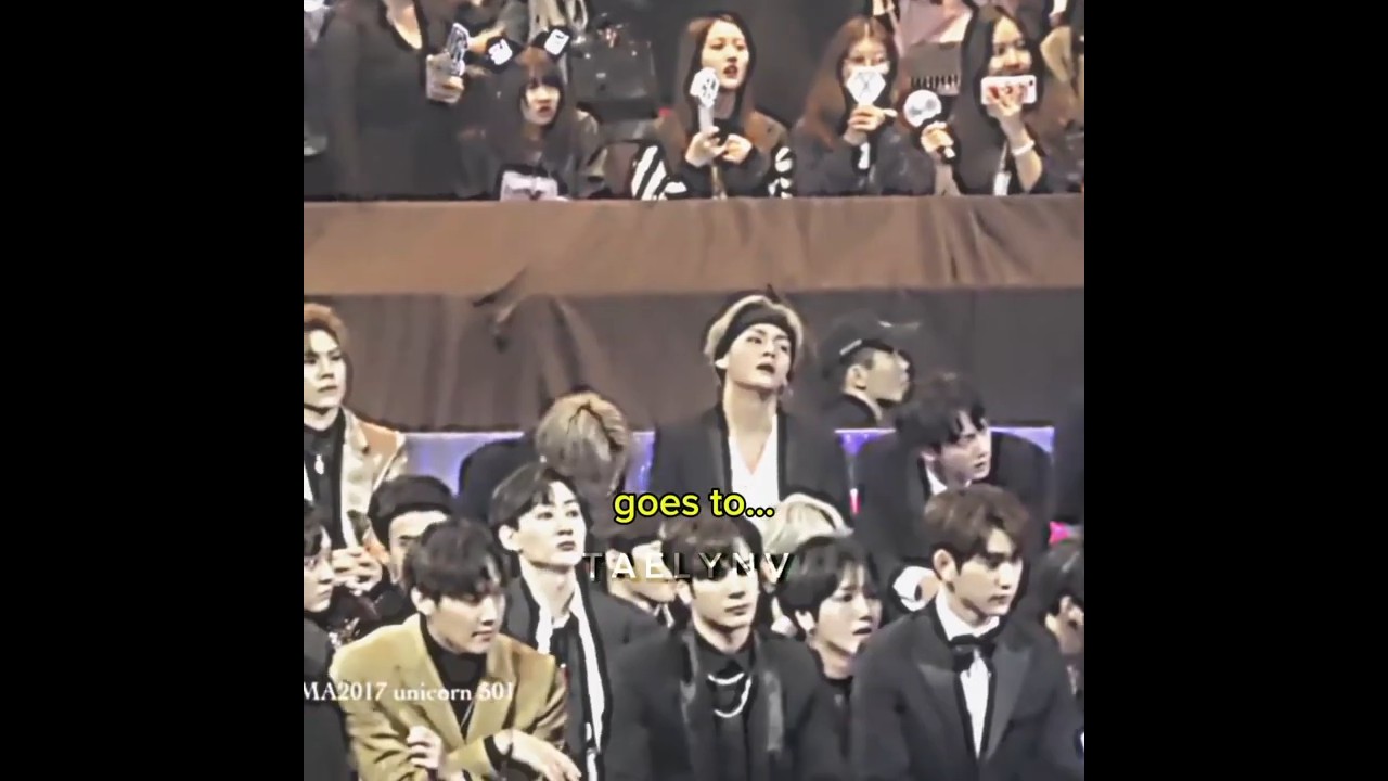 "EXO fan reaction during BTS's 2017 award win" #kpop #bts #viral #btsshorts #btasarmy #shorts