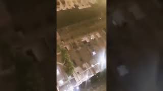 سقوط شرفة شقة بشارع اسكندر ابراهيم بميامي الإسكندرية