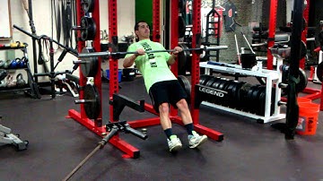 Inverted row - pause