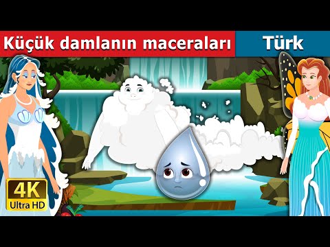 Küçük damlanın maceraları | Adventure Of A Little Drop | Türkçe Peri Masalları | @TurkiyaFairyTales