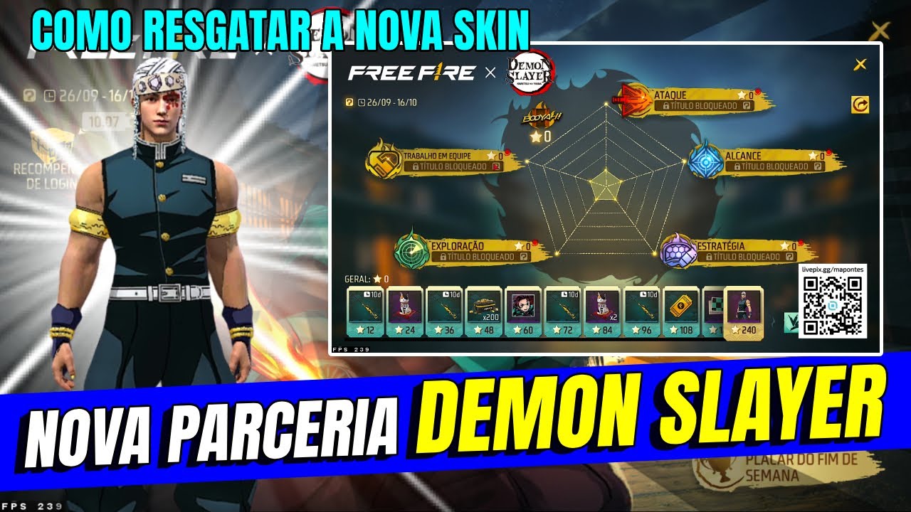 Chegou a parceria com Demon Slayer!, Colete o conjunto Tengen Uzui ap