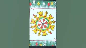 How to Draw a Christmas Snowflake ❄️Easy Step-by-Step Drawing Tutorial