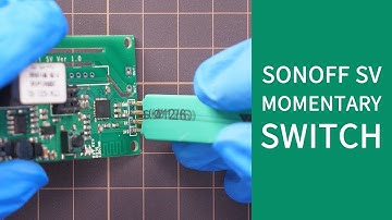 Sonoff SV Momentary Switch / Inching  Relay flash with Pogo Pin powered by ESPHome