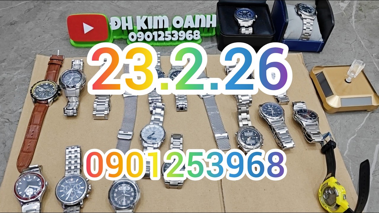 23.2.26 Review Đồng Hồ Si Orient Guionnet Swiss Hanowa Sealane Casio OP Pulsar Laptop Nec Panasonic