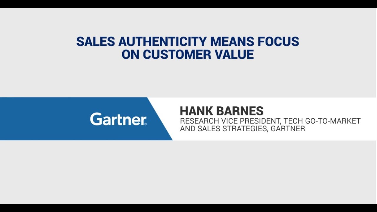 Sales Authenticity means Focus on Customer Value