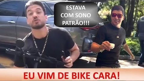 WESLEY SAFADÃO WENT TO WORK BY BIKE AND NATANZINHO LIMA EVEN ARRIVED AFTER HIM!