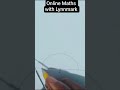 Construction of Angle 60° #lynnmark #maths #numbersystem