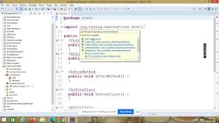 TestNG Configuration Part 1 Step by Step Video Tutorial in Hindi from Expert