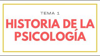 Historia de la Psicología | Historia | Psicología en podcast