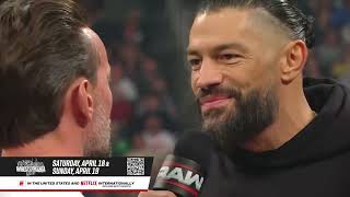 UNREAL ENDING | CM Punk said WHAT to Roman Reign: Raw