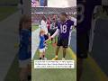 #NFL legend Eli Manning’s Son Charlie &amp; Justin Jefferson at the Pro Bowl 未来のスター誕生か #sports #football