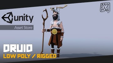 Low Poly Druid / Unity Asset Store