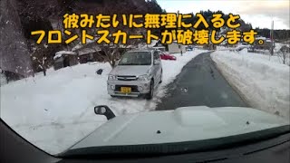 SRとカブは冬眠中　でも　働くジムニー