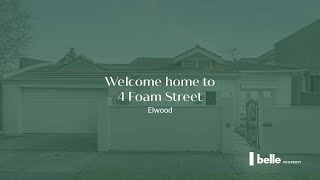 Belle Property Presents 4 Foam Street, Elwood