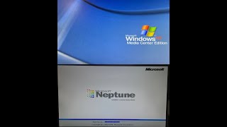 Dual Boot Windows XP Media Center Edition and Microsoft Neptune Resimi